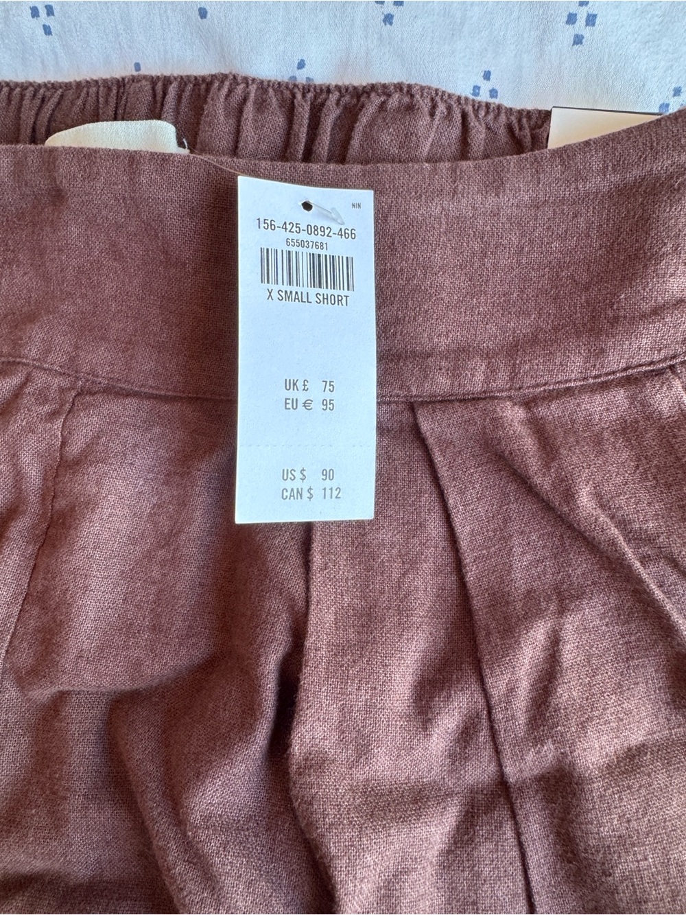 Abercrombie & Fitch Wide-Leg Pants in Dusty Brown - Picture 2 of 4